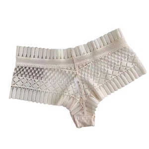 Nouvelle Arrivée 2026 – Culottes Bikini en Dentelle Florale Respirante et Transparente avec Nœuds pour Femmes – Style OEM pour Jeunes Filles - Product Image 5