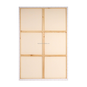 Cấp giấy chứng nhận tinh khiết Bông chưa tẩy trắng nghệ thuật vải 100x150cm kéo dài vải cho bức tranh - Product Image 4