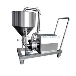 KEDUN Fábrica Diretamente Venda Food grade Bomba Máquina SS304 316L Mixer Emulsionante Dispersor de alta cisalhamento com funil funil