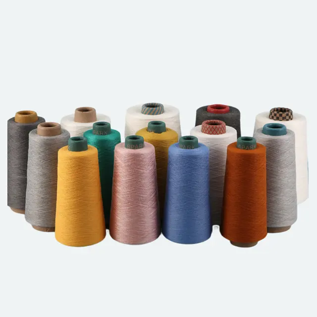 60%Cotton 40% Bulk Acrylic Fiber 16S/2 Dyed Yarn With More Than 200 Colours Ready Goods For You To Choose