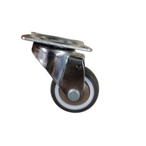 1,5 Zoll Platte Oberseite leicht arbeitsstark geräuschlos langlebig TPR einzelne Kugel Lager Schaukasten runder Teetisch rotierender Rollen - Product Image 1