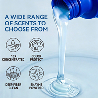 Détergent à lessive concentré 10X en vrac, marque privée OEM, faible coût d'expédition, formule de détergent liquide en 2 parties avec stabilisateur
