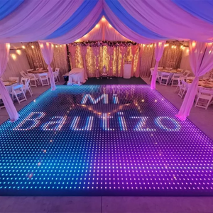 Piste de danse LED RVB pleine couleur à effets numériques pour extérieur, idéale pour discothèques, mariages et événements nocturnes – Achat en ligne - Product Image 1