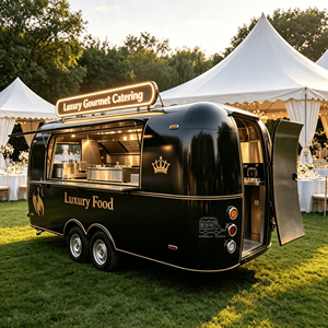 Food Trailer With Full Kitchen Mobile Catering Food Vending Cart Trailer Commercial Service Window Coffee Food Trailer - Product Image 5