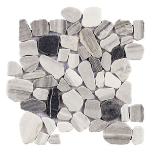 Pebble Gạch <span class=keywords><strong>Mosaic</strong></span> đá tự nhiên đá cẩm thạch đá lát tường gạch lát sàn ngẫu nhiên mô hình lưới retro kết thúc sàn nền bơi - Product Image 5
