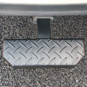 Rear Boarding Short <b>Step</b> For Pickup Truck And Van Iron Auxiliary Entry <b>Step</b> With Diamond Plate Surface - Product Image 3