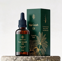 Emballage personnalisé pour huile de croissance capillaire, boîte et étiquette pour sérum capillaire, pour flacon de 2 oz, 50 ml, 8 oz