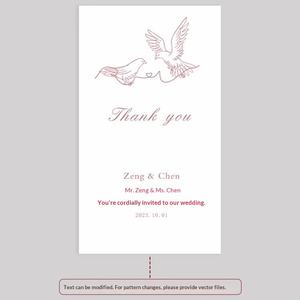 Cartes de <span class=keywords><strong>remerciement</strong></span> personnalisées en carton de coton imprimé en gravure pour les invités de banquet, impression de salutations pour les fêtes - Product Image 5