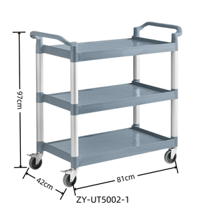 32 "X 16" Carro de plástico de la caja del autobús del carro de utilidad para el <span class=keywords><strong>restaurante</strong></span> - Product Image 6