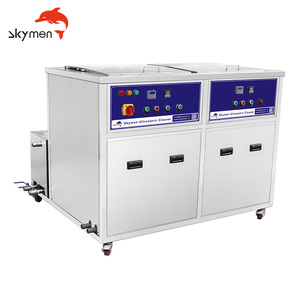 Guangdong Skymen doppio serbatoio pulitore ad ultrasuoni professionale filtrato attrezzature per la pulizia ad ultrasuoni per componenti in alluminio catena - Product Image 2