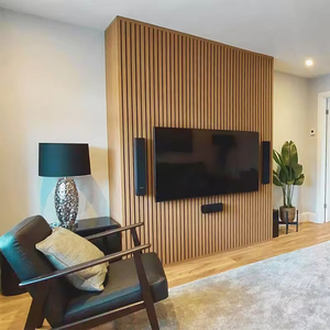 Panel de rejilla decorativo <span class=keywords><strong>acústico</strong></span> de tablero de madera absorbente de sonido de pared espacial comercial al <span class=keywords><strong>mejor</strong></span> precio - Product Image 4