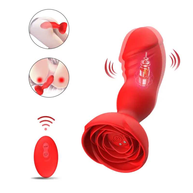 AAV APP télécommande Silicone Plug Anal masseur femelle chatte G spot stimulateur Rose vibrateur pour les femmes