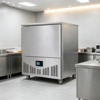 Congélateur industriel commercial à congélation rapide -40°C ° Machine de congélation rapide avec cabinet en acier inoxydable et puissance de 1200W pour la restauration