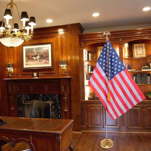 BOLISI per interni telescopico bandiera asta con Base e palla Top stendardo elegante <span class=keywords><strong>Stand</strong></span> per la casa o per l'arredamento dell'ufficio - Product Image 6