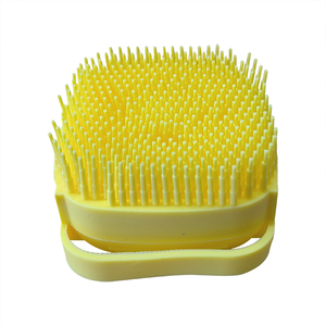 فرش تدليك الحيوانات الأليفة للاستحمام ، فرشاة استحمام الكلب من السيليكون ، فرشاة تدليك وتدليك محمولة للكلاب - Product Image 4