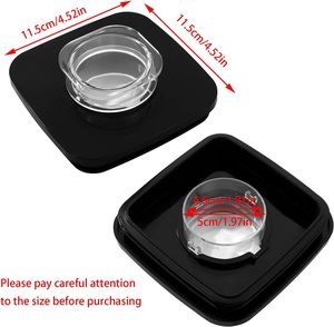 Tapa cuadrada de <span class=keywords><strong>licuadora</strong></span> y tapa central, tarro de <span class=keywords><strong>licuadora</strong></span> <span class=keywords><strong>Oster</strong></span> adecuado apto <span class=keywords><strong>para</strong></span> reemplazos de tapa de tarro cuadrado de <span class=keywords><strong>licuadora</strong></span> 4655 Os-ter - Product Image 3