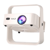 Mini Proyector SXZ Auto Focus S19 Smart Android 14 con WiFi, 210ANSI Lúmenes, LCD, Portátil, de Bolsillo, para Cine en Casa