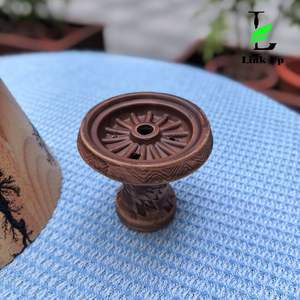 Elegante Cachimba de Madera con Diseño de Rayo, con Base de Vidrio, Luz LED, Regalo, para Fiestas, Tiendas de Cachimbas, Bares, Restaurantes, Cafeterías, para Fumar Shisha - Product Image 6