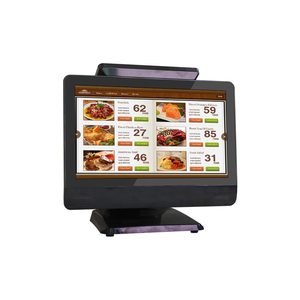 Terminal Punto de Venta con Pantalla Táctil de 15.6 Pulgadas, Sistema POS con Caja Registradora VFD para Comercio Minorista/Restaurante - Product Image 1