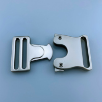 Boucles à clip en alliage de zinc de qualité supérieure, plaquées laiton, réglables pour ceintures, chaussures et vêtements de mode