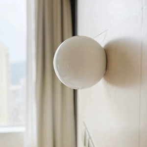 Boule Verre <span class=keywords><strong>Applique</strong></span> Murale Français Minimaliste Designer Salon Fond <span class=keywords><strong>Applique</strong></span> <span class=keywords><strong>Salle</strong></span> <span class=keywords><strong>De</strong></span> Bains Boule Chambre Lampe <span class=keywords><strong>De</strong></span> Chevet - Product Image 4