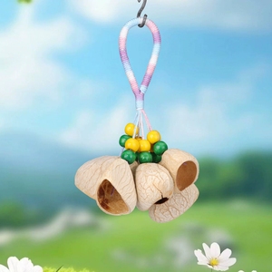 Wholesale Ethnic Handwoven Rope Fruit‑Shell <b>Wind</b> <b>Chime</b> Multiple Style Natural Bodhi Seed Bell Hanging Decor Handicraft Souvenir - Product Image 6
