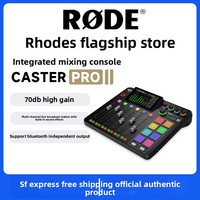 Mezclador de Audio RODE Caster Pro II de Segunda Generación para Transmisión en Vivo, Grabación, Trabajo con Computadoras, Tarjeta de Sonido para Podcast
