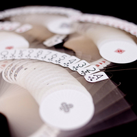 Cartes à Jouer Publicitaires en Plastique Transparent de Haute Qualité 57*87mm 63*88mm Personnalisées 100% Neuves Coins Arrondis pour la Famille