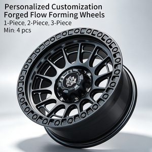 Jantes FLowtone 16 17 pouces 6x139.7 Beadlock tout-terrain, jantes en alliage noir mat haute résistance pour Ford F150 - Product Image 2