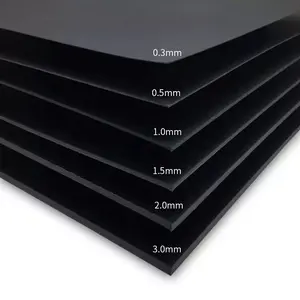 Tablero de papel negro laminado, cartón negro, 300gsm, fabricante