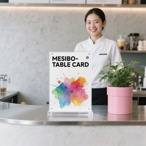 A4 trong suốt Acrylic giá tag nhãn <span class=keywords><strong>Menu</strong></span> hiển thị giá máy tính để bàn quảng cáo Acrylic hiển thị kệ - Product Image 2