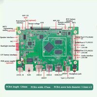 Carte mère industrielle OEM RK3566 Intel Android 11.0 avec 32 Go de RAM DDR3, WiFi, LAN, ports UART et USB, combo CPU
