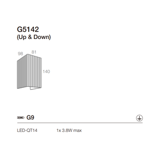 ECOJAS Nuevo Precio Bajo Luz Externa Lámparas de Pared Led Iluminación Interior Luz de Pared de Escalera Elegante para Decoración del Hogar - Product Image 3