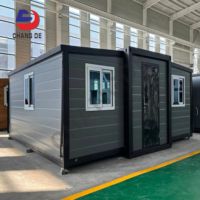 Villa de luxe à énergie solaire hors réseau, modulaire, conteneur extensible de 20 pieds, 40 pieds, maison australienne, appartement pour grand-mère, 2, 3, 4 chambres, petite maison