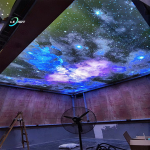 Pellicola Decorativa in PVC Traslucido Multicolore Tessuto per Soffitto Teso per Bar e Ristoranti - Product Image 5