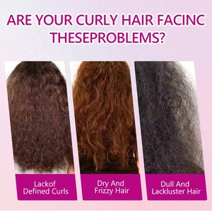 Crème coiffante <span class=keywords><strong>pour</strong></span> maintenir les boucles en gros, <span class=keywords><strong>pour</strong></span> un lissage des boucles, hydratation intense, réduction des frisottis <span class=keywords><strong>sans</strong></span> alourdir les <span class=keywords><strong>cheveux</strong></span> - Product Image 4