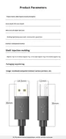 Zzx Zzx-ly-003 Oem Odm Usb2.0 Kabel Data Printer Port Persegi Tembaga Penuh Pelindung Multi-lapis Koneksi Komputer Usb-a ke Usb-b
