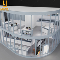 Vitrine de magasin mobile en verre de haute qualité avec éclairage LED Accessoires de téléphone portable de qualité supérieure Conception de meubles
