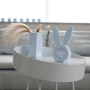 Réveil led portable, veilleuse, en forme de <span class=keywords><strong>lapin</strong></span>, alarme numérique, veilleuse pour enfants, produits tendances, nouveauté, 2021 - Product Image 4