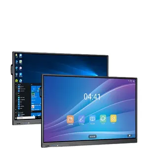 55 인치 4k HD 안드로이드 및 윈도우 듀얼 시스템 12 백만 픽셀 회의 적외선 터치 스크린 LCD 디지털 사이니지