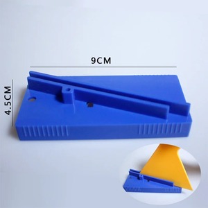 <b>Car</b> Wrap Plastic Squeegee Trimmer Hard Card Scraper Sharpening Tool Skiving Knife Cutter Window Tinting Tool Skiving Sharpener - Product Image 2