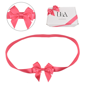 Lazo de Raso Pre-Atado de Lujo, Lazo de Raso de Doble Cara RPET Personalizado para Envolver Regalos de Navidad, Cumpleaños y Fiestas - Product Image 2