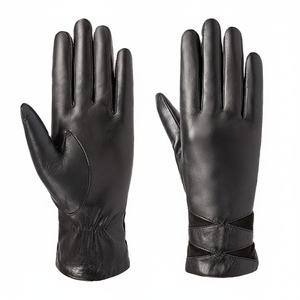 Gants en cuir chauds pour hommes, gants de conduite en cuir pas chers, gants de mode personnalisés - Product Image 1