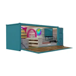 创意糖果容器商店20英尺甜点摊位设计出售容器