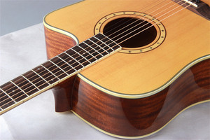 بيع بالجملة جديد الخشب الصلب أفضل السبر 41 بوصة 6 سلاسل الصلب الراتينجية أعلى سبيلي الظهر والجانبية الغيتار الصوتي للبيع - Product Image 5