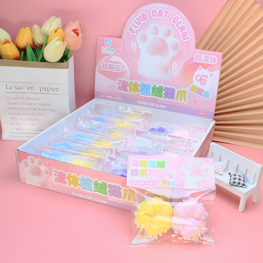 Bolsa individual Fluid Double Cat Claw con caja expositora con cabezal de tarjeta