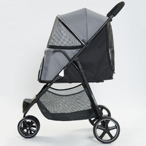 Poussette pour <span class=keywords><strong>chien</strong></span> légère de luxe pliable pour petits chiens et chats pour les aventures <span class=keywords><strong>en</strong></span> plein air et le <span class=keywords><strong>transport</strong></span> - Product Image 6