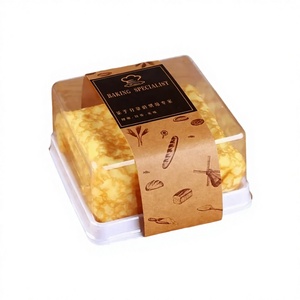 Gobelet en plastique en gros avec couvercle, récipient transparent pour tiramisu, boîte à gâteau en acrylique, prix d'usine, boîte d'emballage - Product Image 2