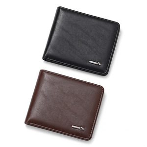 <span class=keywords><strong>Portafoglio</strong></span> Corto da <span class=keywords><strong>Uomo</strong></span> Retrò, Leggero e Ultra-sottile con Tasca Portamonete con <span class=keywords><strong>Cerniera</strong></span>, Realizzato in Materiale PU, Fodera in Poliestere - Product Image 2