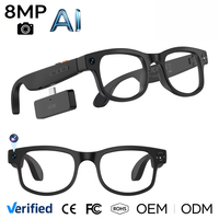 Lunettes de soleil intelligentes IA 2026 AIMB-G1 Max avec caméra IA intelligente 8MP, pour la photographie en extérieur et la traduction simultanée